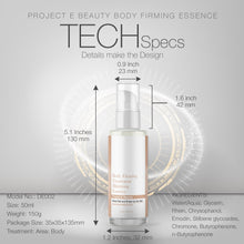 Load image into Gallery viewer, Project E Beauty Body Firming Treatment Slimming Essence | Natural Organic Cellulite Slimming Skin Firming Fat Burning Body Shaping Sculpting Weight Losing Massage for Waist, Abdomen & Buttocks Cream Gel Treatment 50ml 1.7oz