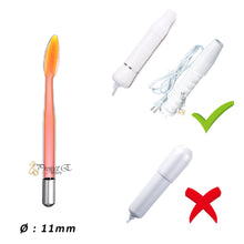 Load image into Gallery viewer, 11mm Portable High Frequency Device Neon Gas Spoon Electrode Beauty Parts