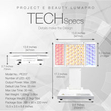 Load image into Gallery viewer, LumaPro | Pro LED Skin Care Light Therapy 7 Color Modes Facial Body Light Treatment Anti Aging Acne Spot Removal Skin Rejuvenation Toning Tightening Fine Lines Blue Red Yellow Desktop Lamp