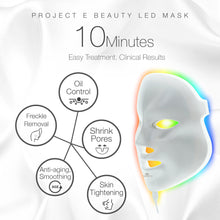 Load image into Gallery viewer, Skin Rejuvenation Photon Mask | 7 Color LED Photon Light Therapy Treatment Whitening Anti-aging Acne Spot Scar Removal Smooth Wrinkles Fine Lines Skin Tightening Facial Beauty Daily Skin Care