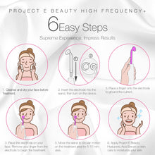Load image into Gallery viewer, D'arsonval High Frequency Wand Argon | Argon Gas Purple Violet Skin Care Acne Spot Pimple Removal Remover Skin Face Tightening Lifting Puffy Eyes Beauty Therapy Facial Treatment Portable Device