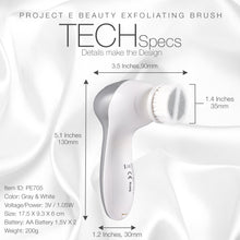Load image into Gallery viewer, Electric Facial Cleanser Set | 360° Rotating Deep Cleansing Brush Battery Powered Portable Face Cleanser Travel Cleansing Brush Set with 3 Peeling Exfoliating Brush Heads For Men &amp; Women Use
