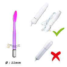 Load image into Gallery viewer, 11mm Portable High Frequency Device Argon Gas Violet Spoon Electrode Beauty Parts
