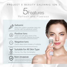 Load image into Gallery viewer, Galvanic Facial Lifting Roller | Wireless Facial Skin Care Iontophoresis Reduce Wrinkles Skin Tightening Firming Fine Lines Desincrustation Facial Deep Pore Cleansing Rejuvenation Beauty Device
