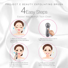 Load image into Gallery viewer, Electric Facial Cleanser Set | 360° Rotating Deep Cleansing Brush Battery Powered Portable Face Cleanser Travel Cleansing Brush Set with 3 Peeling Exfoliating Brush Heads For Men &amp; Women Use
